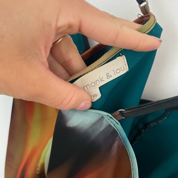 MONK & LOU/PLENTY camisole. XS. - Picture 2 of 3